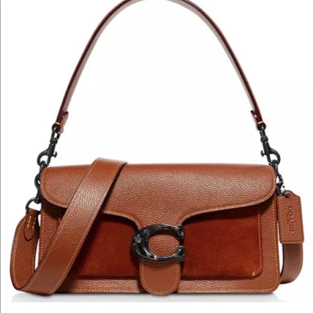 COACH Tabby Shoulder Bag 26 Pewter/1941 Saddle 79334